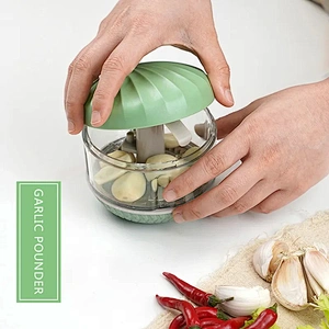 Wholesale Multi-function Plastic Manual Food Chopper Mincer Crusher Press For Meat Nuts Pepper Onion For Kitchen Gadgets